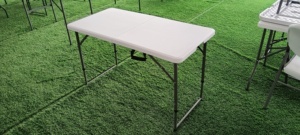 Ensemble de chaise et bureau pliants portables en plastique de 1,5 m pour la maison, le bureau, le salon et l'hôtel - Product Image 6