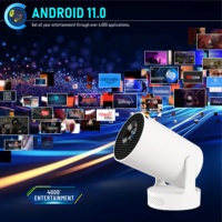 Proyector HY320Mini Económico, Inteligente, Android RK3326, 720P, WIFI 5G, BT, LCD, Enfoque Manual, 4K, Mini Proyector de Cine en Casa