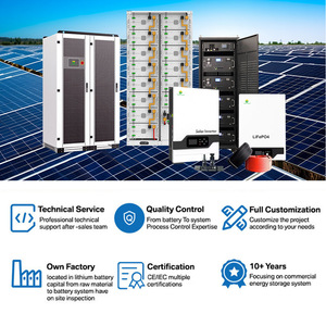 ชุดระบบพลังงานแสงอาทิตย์บ้าน5K พร้อมความจุ3KW 10kwh 5KW พลังงาน10KW 8KW สำหรับ YS5KW-OFF 5KW ไฮบริด - Product Image 2