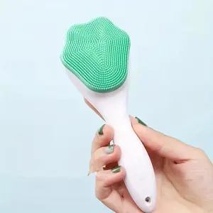 Brosse nettoyante visage en silicone en forme de patte de chat, exfoliant doux manuel en silicone pour éliminer les peaux mortes - Product Image 3