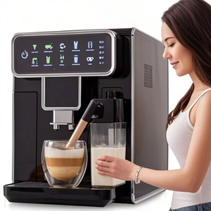 Cafetera de un solo toque con espumador de leche incorporado: experimente el café de cafetería en casa con la comodidad de un solo toque. - Product Image 3