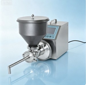 เครื่องจ่ายผงอัตโนมัติ PMP1000 60L ทำจากสแตนเลส พร้อมถังบรรจุที่ปรับแต่งได้ สำหรับสายการผลิตเครื่องสำอางและสารเคมี - Product Image 1