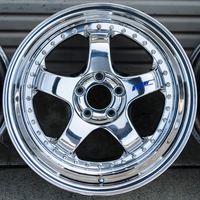 Jantes forgées Roc Custom S1 Meister à 5 branches, jantes forgées à profil profond pour Nissan Skyline Subaru WRX S2000