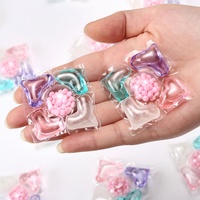 Cinq-en-un en boîte parfum longue durée perles de lessive concentré adoucissant décontamination détergent dosettes fabricant