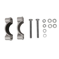 Alliage d'aluminium galvanisé doublé de caoutchouc Fixation du tuyau Support de câble Taquet de couplage fendu