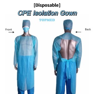 <span class=keywords><strong>Blouse</strong></span> chirurgicale SMS, EPI, blouses d'isolement chirurgicales, blouses médicales jetables non tissées pour hôpital - Product Image 4