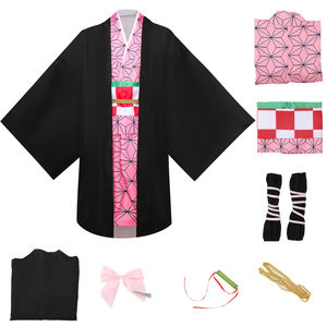 Costumes de haute qualité, costumes d'anime Tanjirou Kamado Nezuko, ensembles de costumes de <span class=keywords><strong>cosplay</strong></span> pour femmes et hommes, kimono - Product Image 6
