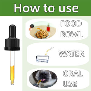 Aliment liquide immunitaire pour allergies chez les chiens, supplément en gouttes, soutient une digestion saine et protège le système immunitaire contre les allergies - Product Image 2