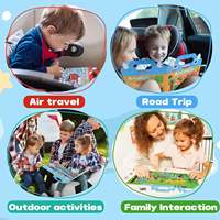 Échantillon gratuit KEYBABY Livres d'autocollants en gel personnalisés à scènes répétées et réutilisables Livres d'activités d'impression pour enfants collés pour enfants