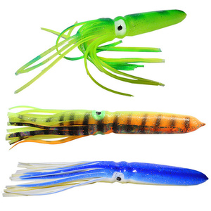 7 pollici 18 cm lampadina calamaro richiamo in plastica morbida calamari gonne da pesca esche di tonno polpo <span class=keywords><strong>esca</strong></span> calamaro <span class=keywords><strong>per</strong></span> la pesca in acqua salata - Product Image 2