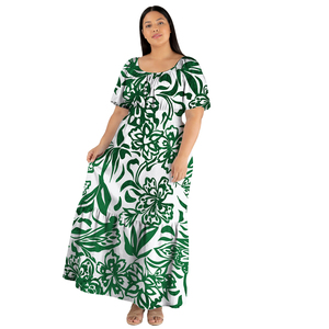 Vestido Elegante de Fibra de Leche para Mujer, Talla Grande, Color <span class=keywords><strong>Azul</strong></span> Rey, Largo hasta la Rodilla, Estilo Hawaiano, para Oficina, 2026 - Product Image 6