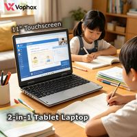 OEM 11 Inch Student Laptop Tablet Touch Screen 2 in 1 YOGA Notebook Intel N95 Backlit Keyboard Online Course Education Mini PC