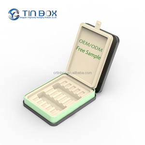 Food Grade Cigarette Cr Tins Case Waterproof Chewing Gum Tin Can Candy Metal Box Hinge Lid Mint Tins Metal Packing Box