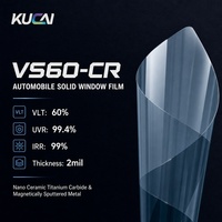 Film de protection solaire pour vitres de voiture KUCAI, haute définition, nano-céramique, anti-UV, film de sécurité, film de rejet de chaleur, film teinté pour voiture