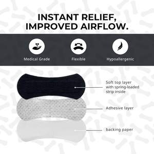 Bandes nasales anti-ronflement OEM bandes nasales certifiées CE fourniture en gros pour les cliniques du sommeil 500 pièces/boîte Tiras Nasales Tiras Nasales - Product Image 5