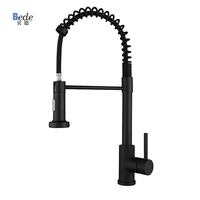 304 acier inoxydable mitigeur évier de cuisine robinet nickel brossé pulvérisateur à tirette Design moderne eau chaude froide pont froid