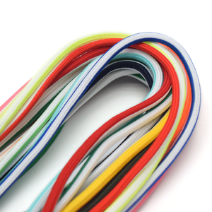 100% Polyester Knitted <b>Shoelace</b> Draw <b>Rope</b> for Clothing Hoodie Hat Home Textile Use for Bags Garments Coated Finish Round Flat - Product Image 2