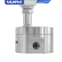 Medidor de Flujo de Engranajes de Acero Inoxidable Yunyi, Repetibilidad del 0.5%, 150 ℃   Para Dosificación de Resina Adhesiva de Poliuretano