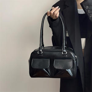 Sac à main compact pour femme 2026 – Sac fourre-tout professionnel simple, élégant et polyvalent en cuir véritable avec fermeture éclair - Product Image 2