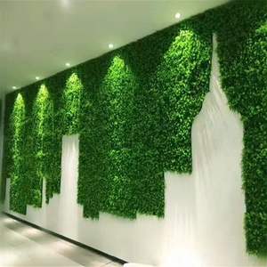 Parete decorativa dei fiori del cuscinetto dell'erba della parete verde del recinto artificiale della siepe del <span class=keywords><strong>giardino</strong></span> - Product Image 5