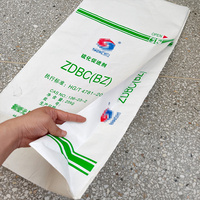 Sac composite papier-plastique 3 plis en papier kraft style classique avec logo personnalisé, imperméable, écologique, pour l'agriculture, le ciment et le maïs