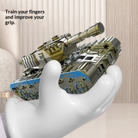 Mainan Robot Transformasi Tank Simulasi Mecha Kreatif Anak-Anak, Giroskop Ujung Jari, Penghilang Stres dan Pelepas Tekanan