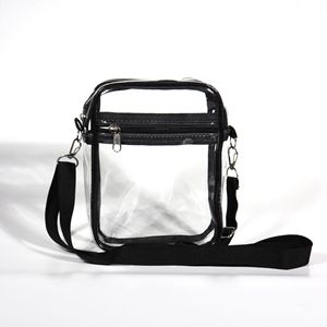 Großhandel PVC wasserdichte Handtasche Damen Umhängetasche Stadium Approved Geldbörsen Umhängetasche Herren Clear Umhängetasche - Product Image 5