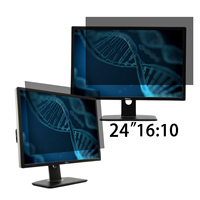 Filtre de confidentialité réversible en promotion pour moniteur de bureau large écran 24 pouces 16:10 – Anti-espionnage, anti-reflet, protection anti-lumière bleue