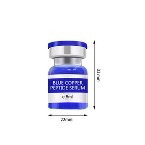 OEM Anti Rugas Reafirmante Ghk-cu Essência Concentrado Ampola Soro Elasticidade Azul Cobre Peptídeo Soro Private Label - Product Image 2