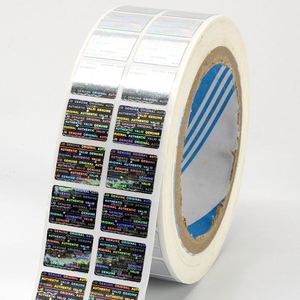 Rollo de Etiquetas Adhesivas de Material PET Holográfico con Código QR Anti-Falsificación Personalizado - Product Image 3
