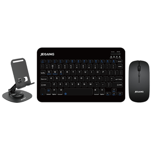 Jeqang-986 Hot Bán 3n1 cho bluetooth Combo New bảng sử dụng nhiều chức năng bàn phím chuột và người giữ điện thoại - Product Image 1