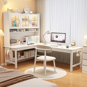 Moderno ufficio a casa studente studio scrivania con scaffale <span class=keywords><strong>in</strong></span> legno scrivania per Computer da ufficio - Product Image 3