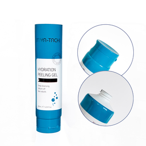Tube cosmétique en aluminium-plastique de 50mm de capacité de 180ml avec couvercle rabattable lisse élimine les cellules mortes de la peau - Product Image 4