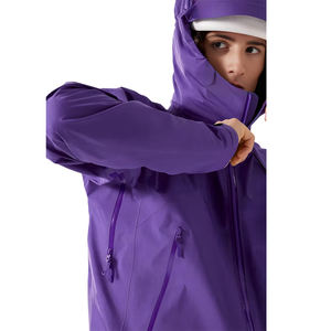 Chaqueta cortavientos de carcasa dura ligera Unisex al por mayor impermeable y transpirable 2025 impermeable de moda al aire libre para hombres y mujeres - Product Image 5