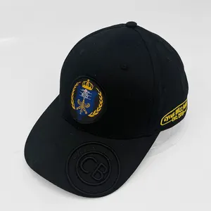 Custom Brim Embroidery Printing Applique Baseball Custom Embroidery Logo Sport Ball Cap 6 Panels