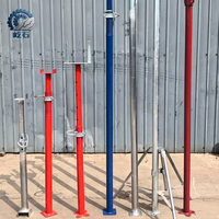 Soportes Metálicos Ajustables de Acero para Andamios de Construcción, Alta Resistencia, Resistentes a la Corrosión