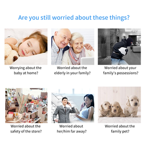 Vente en gros d'usine de caméra vidéo Smart Baby Monitor Housing Dome Wireless Security CCTV IP <span class=keywords><strong>Wifi</strong></span> <span class=keywords><strong>Camera</strong></span> - Product Image 5