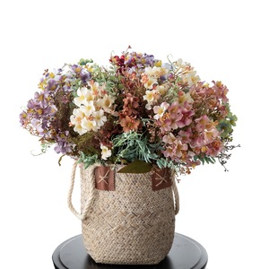 Bouquet de fleurs artificielles Michelia rose en PVC souple pour la décoration de la maison MW24832 - Product Image 5
