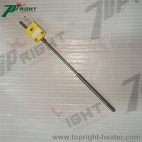 Probe Termokopel/Sensor Suhu Tipe K Respon Cepat dalam Ukuran 3*100mm
