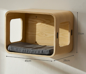 DIY Wooden <strong>Cat</strong> Perch Bed Toy <strong>Wall</strong> Shelf <strong>Cat</strong> Frame <strong>Climbing</strong> Frame Set Indoor <strong>Wall</strong> Furniture <strong>Cat</strong> Shelves and Perches for <strong>Walls</strong> - Product Image 5