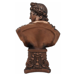 Estatua de busto de poliresina, Color bronce oxidado, <span class=keywords><strong>Apolo</strong></span>, <span class=keywords><strong>dios</strong></span> <span class=keywords><strong>griego</strong></span> - Product Image 3