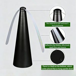 Ventilateur anti-mouches OEM en gros, alimenté par USB ou piles AA, pour éloigner les mouches lors de pique-niques en extérieur et dans la cuisine - Product Image 2