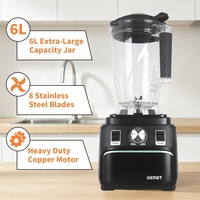 6 Liter Commerciële Smoothie Blender, Heavy Duty Industriële Mixer, Blender, Professionele Voedsel- en Fruitmixer, Blendermachine
