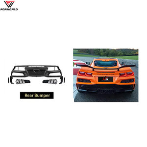 Fabrication de l'ancien au nouveau pour Chevrolet <span class=keywords><strong>Corvette</strong></span> C8 Z06 Kit d'accessoires Kit de carrosserie avec jupe latérale de capot de pare-chocs avant arrière - Product Image 3