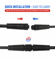 Connecteur M12 câblable sur site 2 3 4 5 8 broches Mâle Femelle IP67 Raccord fileté Connecteur M12 câblable sur site