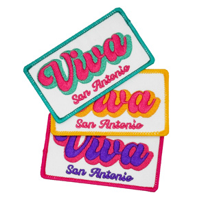 Wholesale Customized 100% Woven Embroidery Sew <strong>Iron</strong> <strong>Patch</strong> Low MOQ Cartoon Style Colorful Embroidered Clothes Accessories Made - Product Image 5