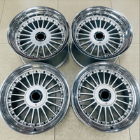 Velg Bku 2 Piece Forged 5x120 Ukuran 17 18 19 20 Inch, Rims Alloy Poles untuk BMW E46 E34 E38 E92 E90 F10 Alpina Wheels