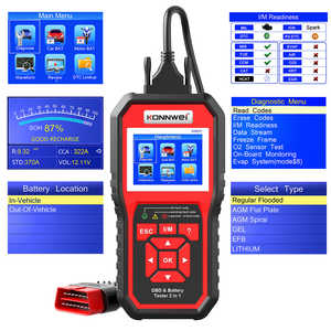 Автомобильный диагностический сканер Konnwei KW870 OBD2 EOBD, 6 В, 12 В - Product Image 4