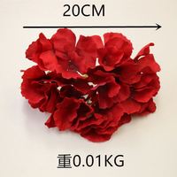 IC0080 Têtes d'hortensias artificiels populaires en gros pour DIY, lot de 27 têtes d'hortensias