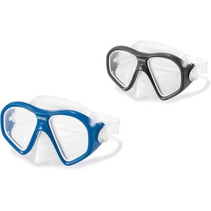 Set Maschera da Snorkeling Intex con Cinturino Regolabile e Doppia Lente, Maschera Subacquea Unisex in Vari Colori - Product Image 1